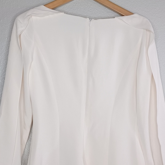 Kimora Lee Simmons Cold Shoulder Silk Blend Blouse - Picture 5 of 15